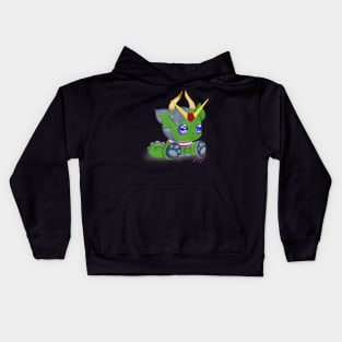 Cute ciborg creature Kids Hoodie